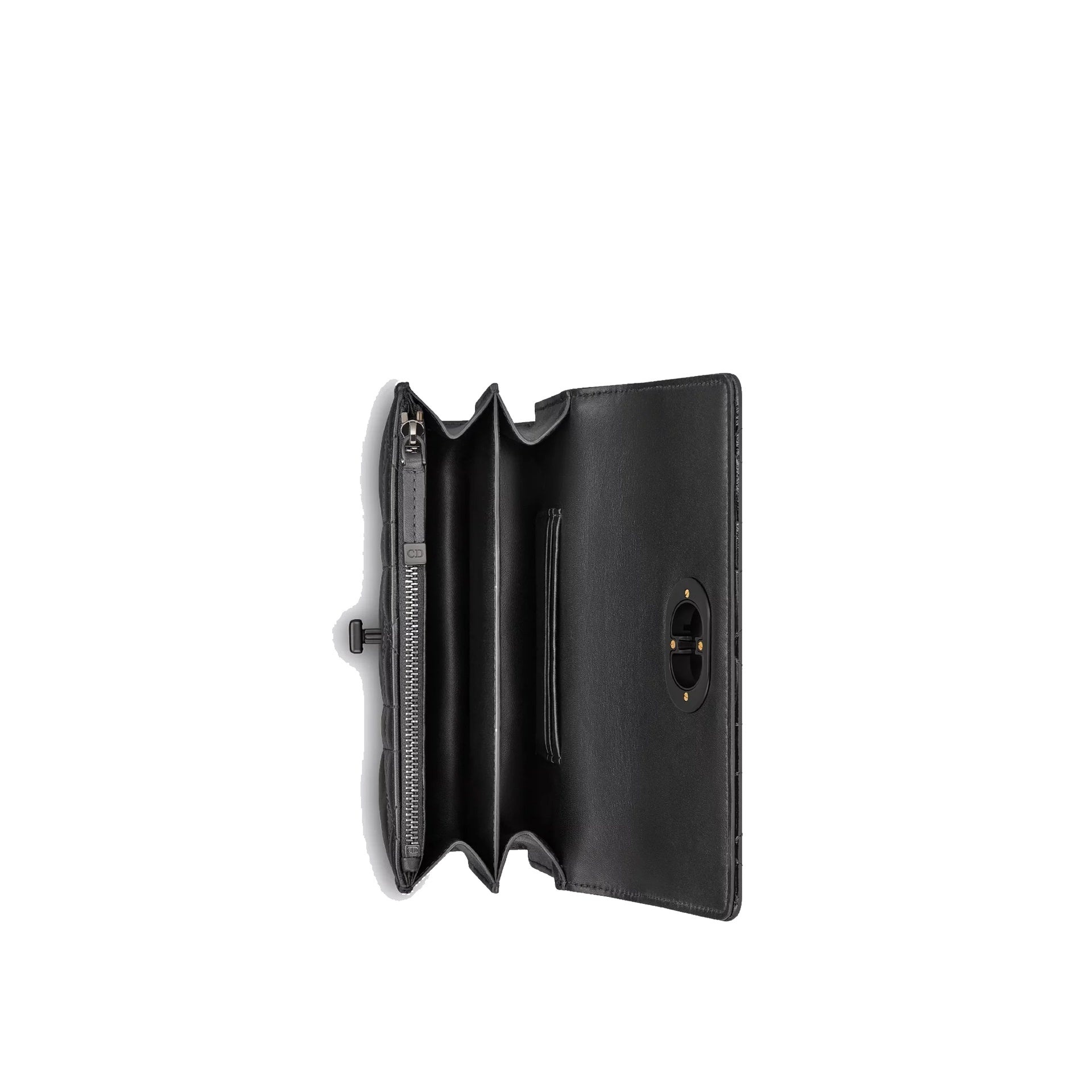 Miss Caro Mini Bag Black Gradient Patent and Matte Cannage Labskin - 5