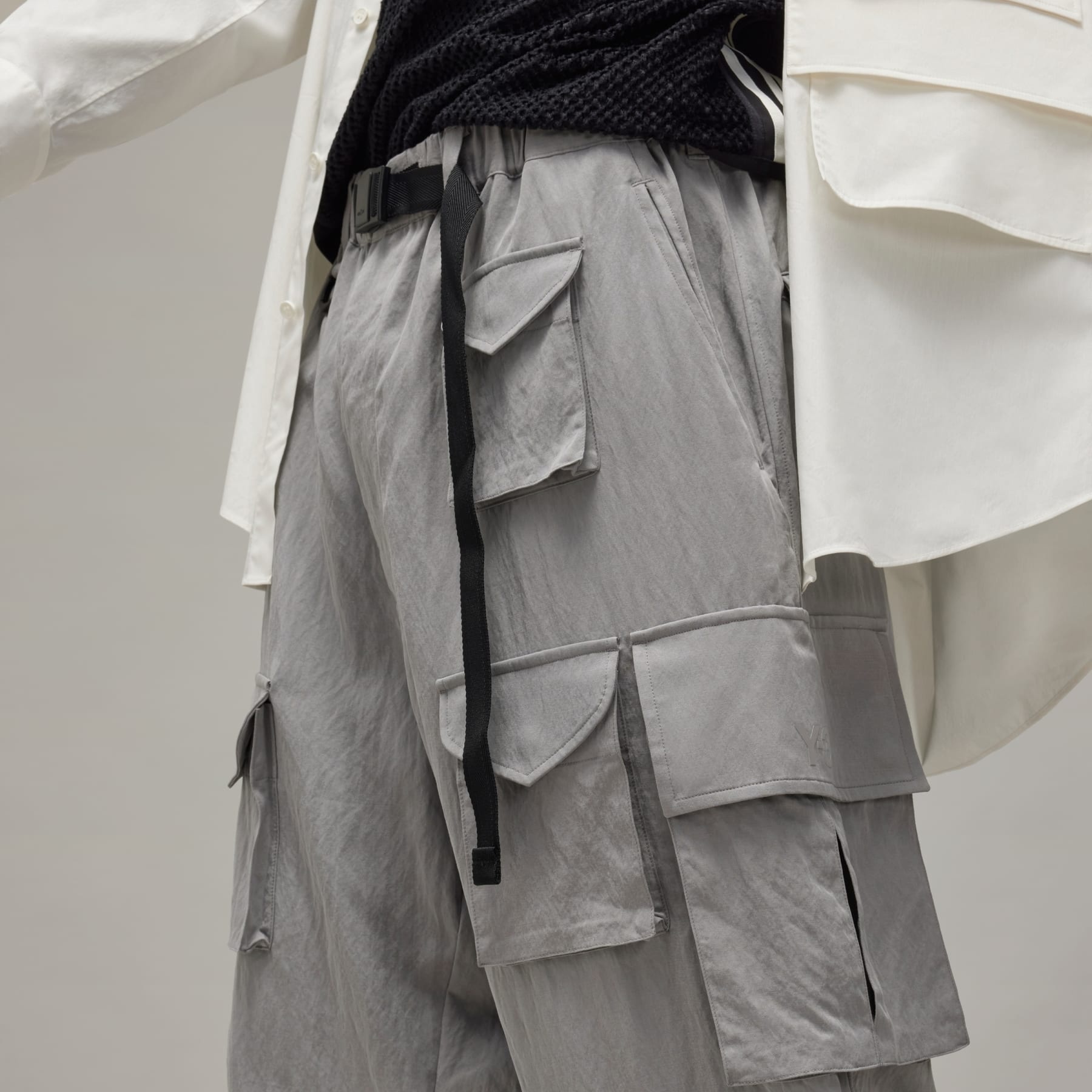 Y-3 Washed Twill Cargo Pants - 7