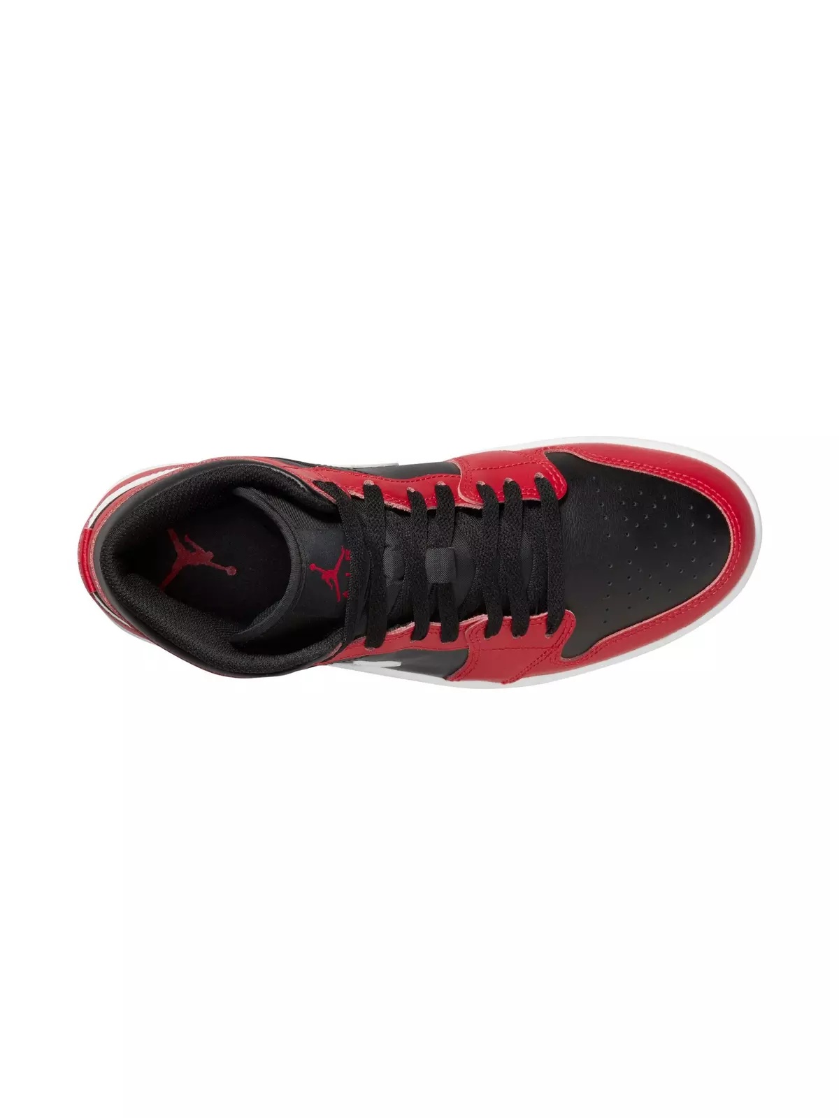 1 Mid "Black/White/Gym Red" Men's Shoe - 8