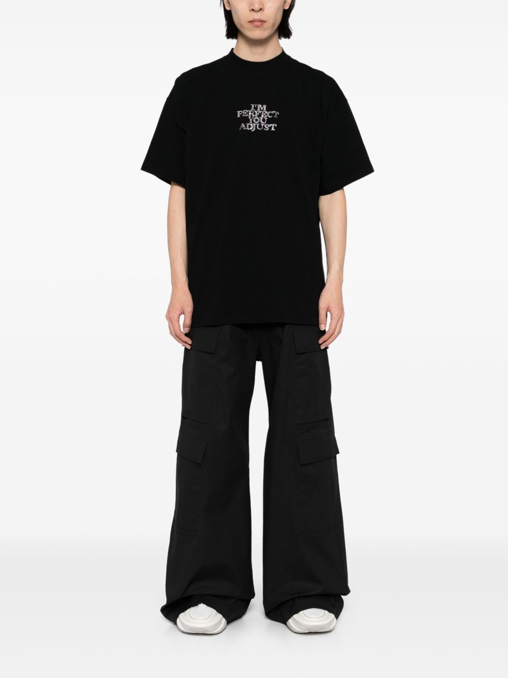 'I'm Perfect You Adjust' Regular T-shirt - 2