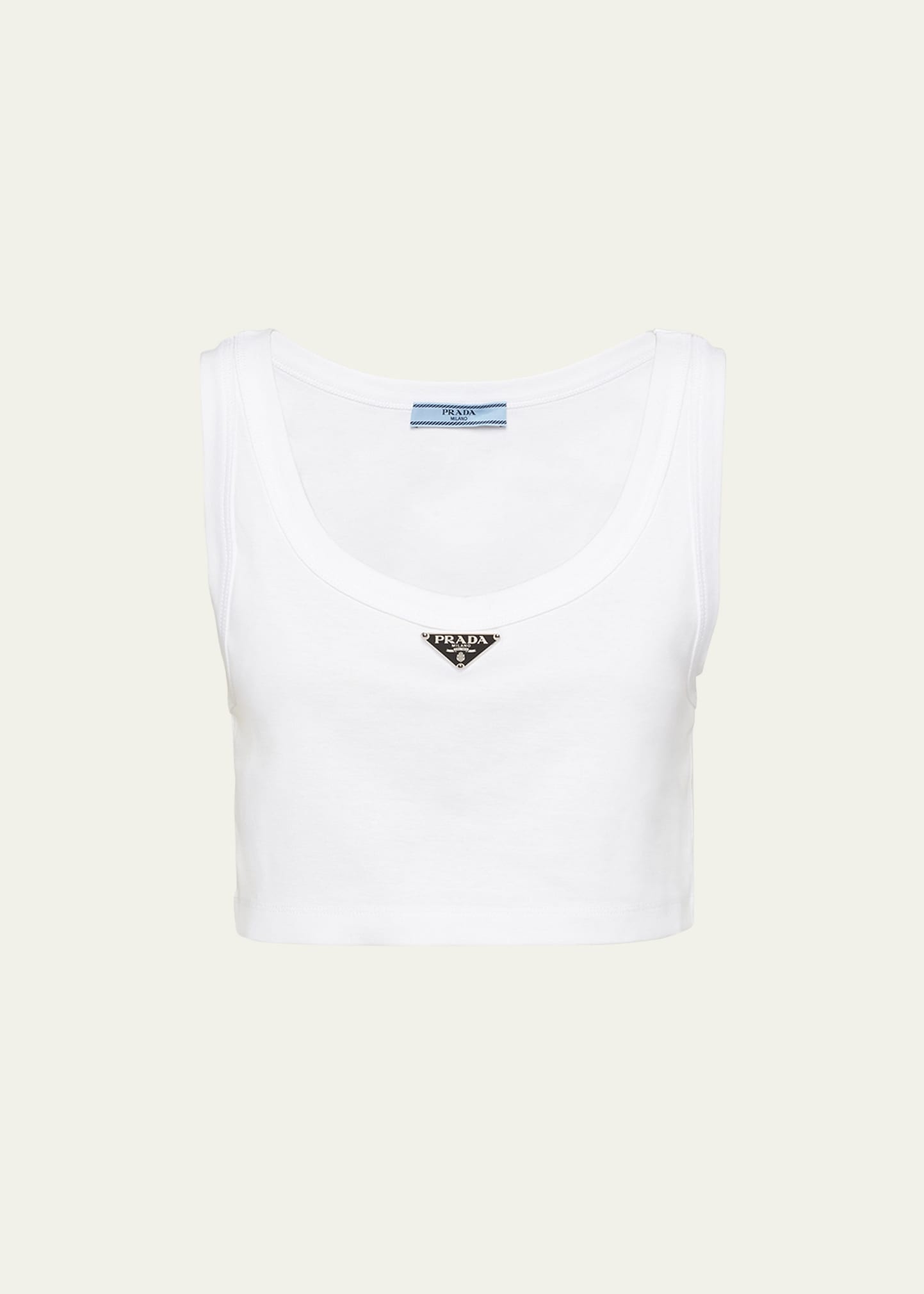 Jersey Cropped Tank Top - 1