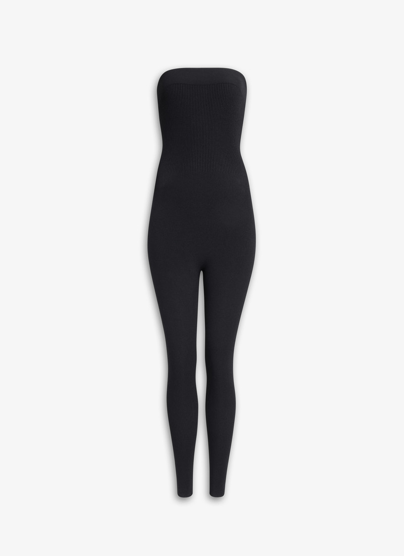 RIBBED KNIT JUMPSUIT - 1