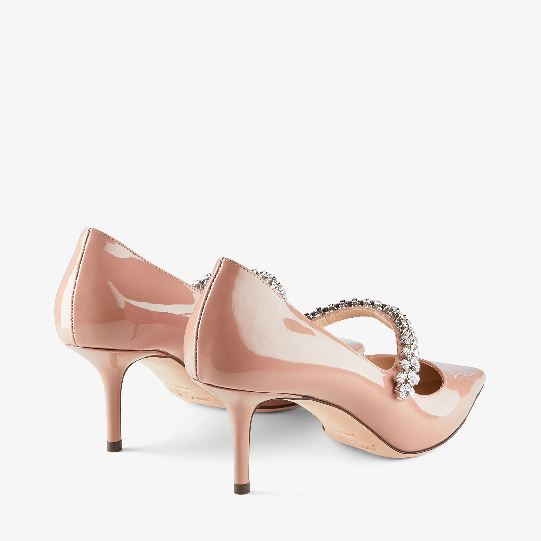 Bing Pump 65
Ballet Pink Patent Leather Pumps with Crystals - 6