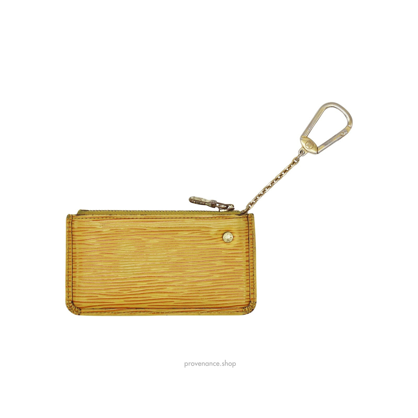 Louis Vuitton Key Pouch Cles - Tassil Yellow Epi Leather - 3