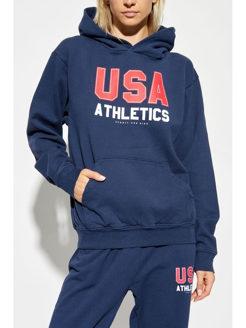 Sporty & Rich USA Athletics hoodie outlook