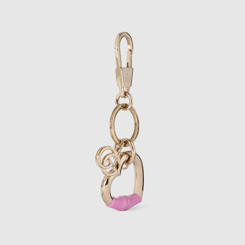 GUCCI Heart-shaped keychain outlook