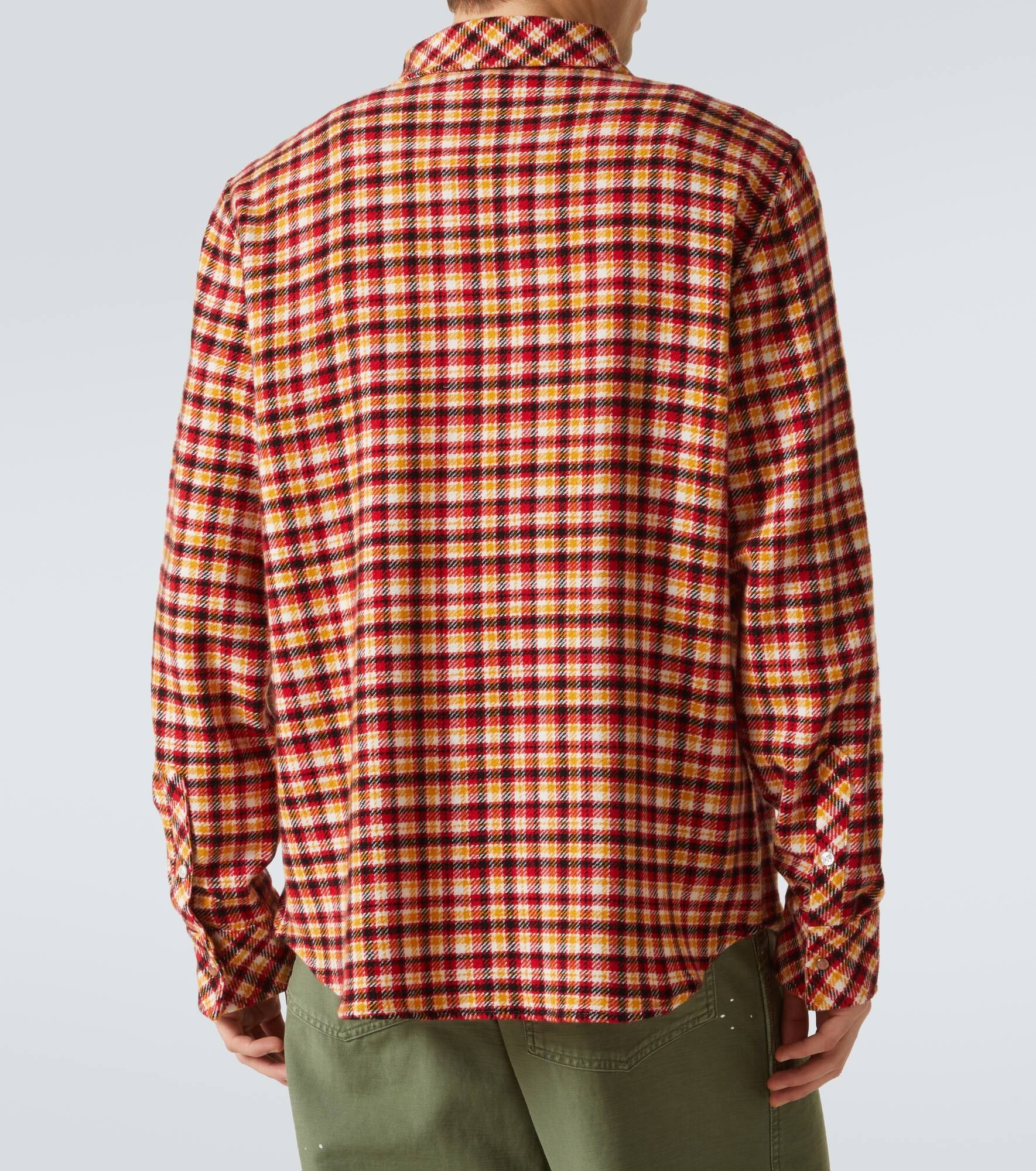 Time plaid cashmere shirt - 4