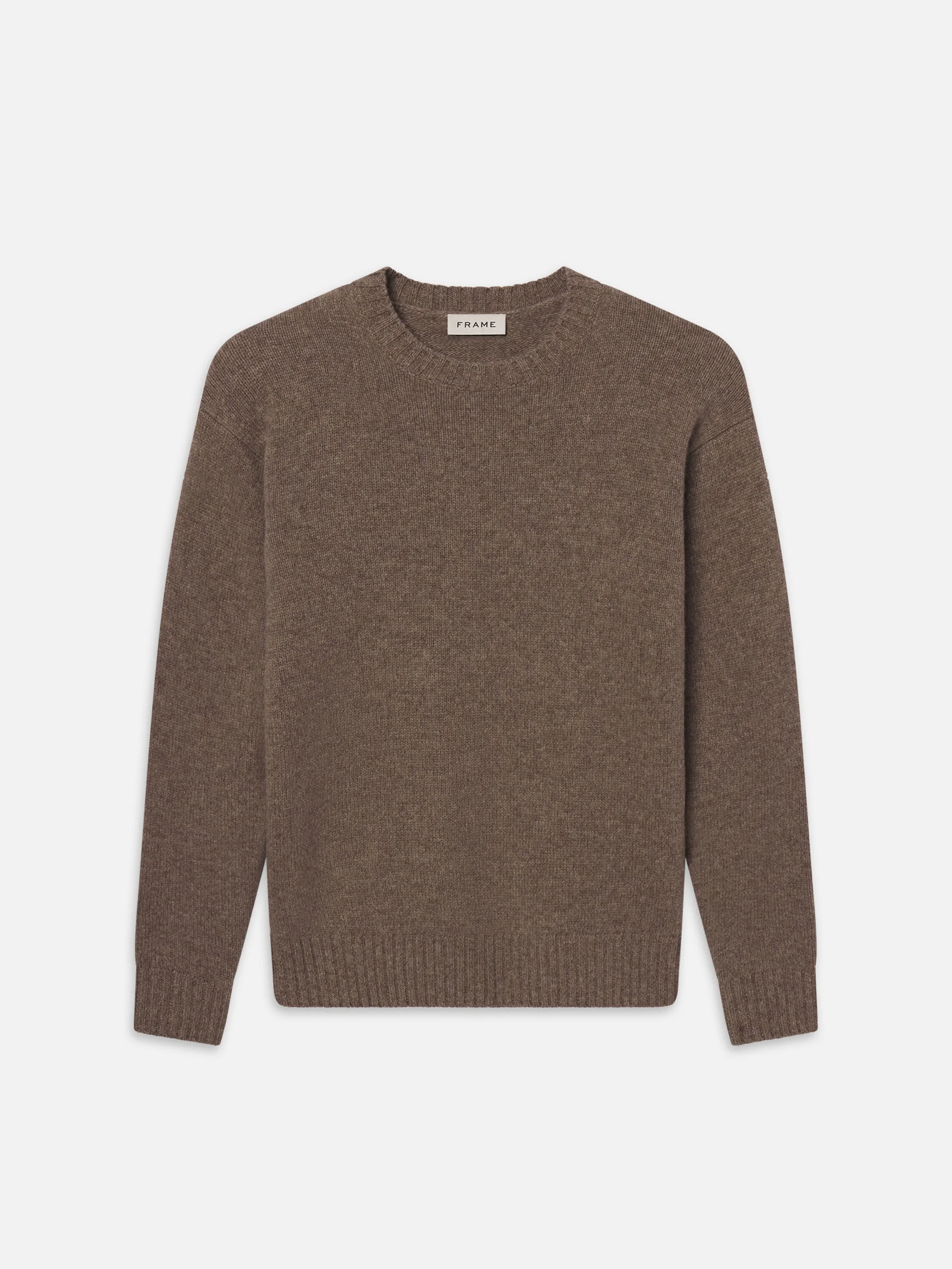 Yak Blend Sweater in Dark Taupe - 1