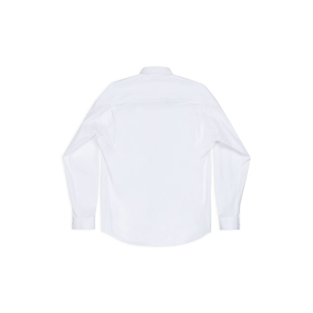 Men's Cocoon Shirt in White - 6
