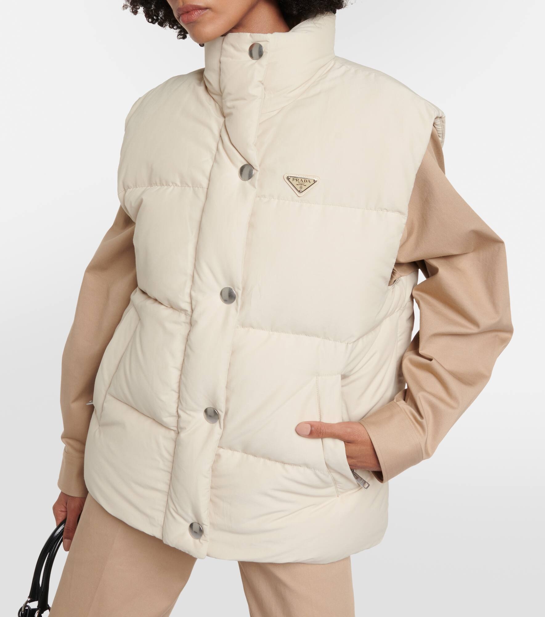 Embellished down vest - 4
