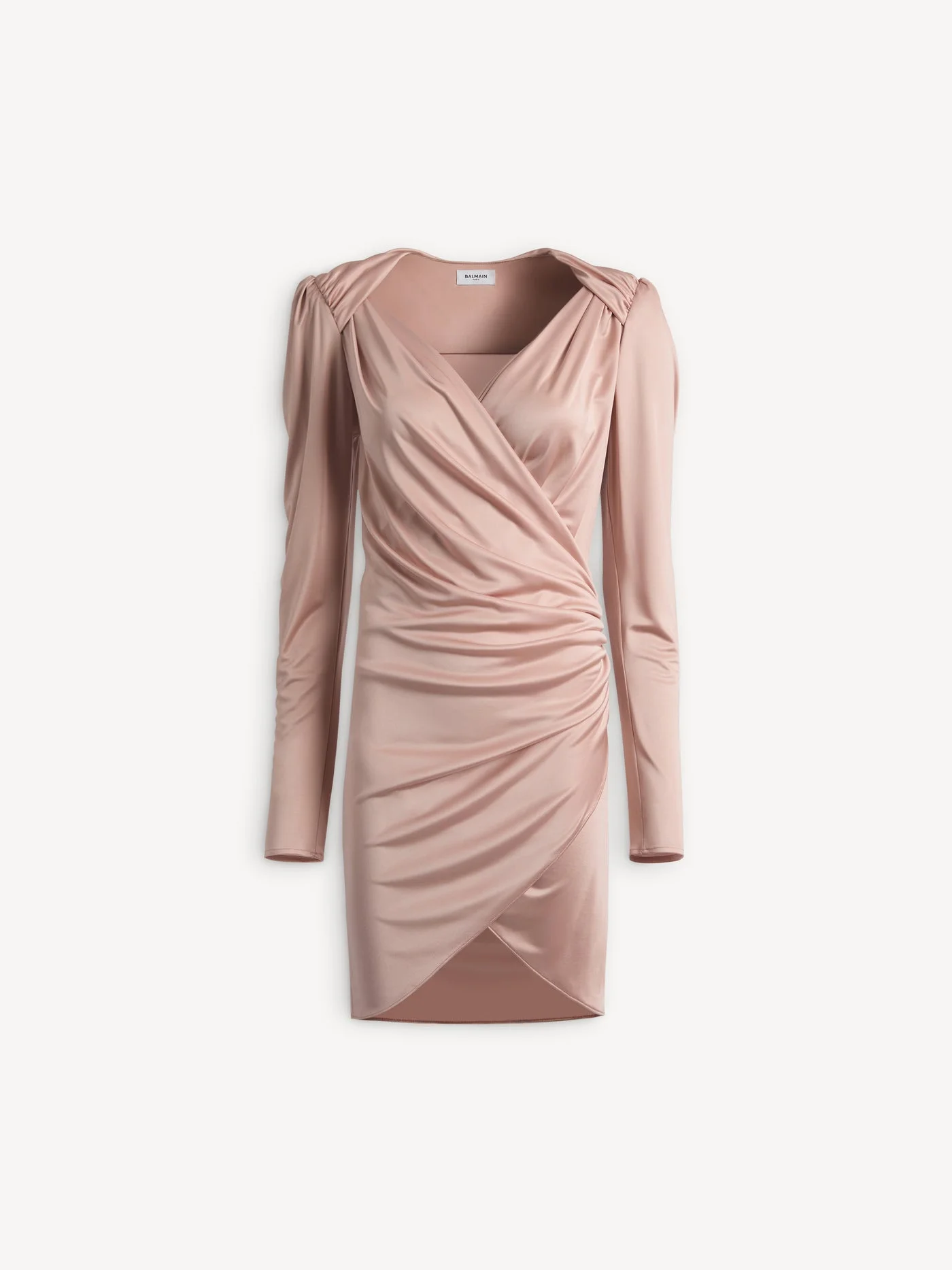 Draped flowing jersey dress - 1