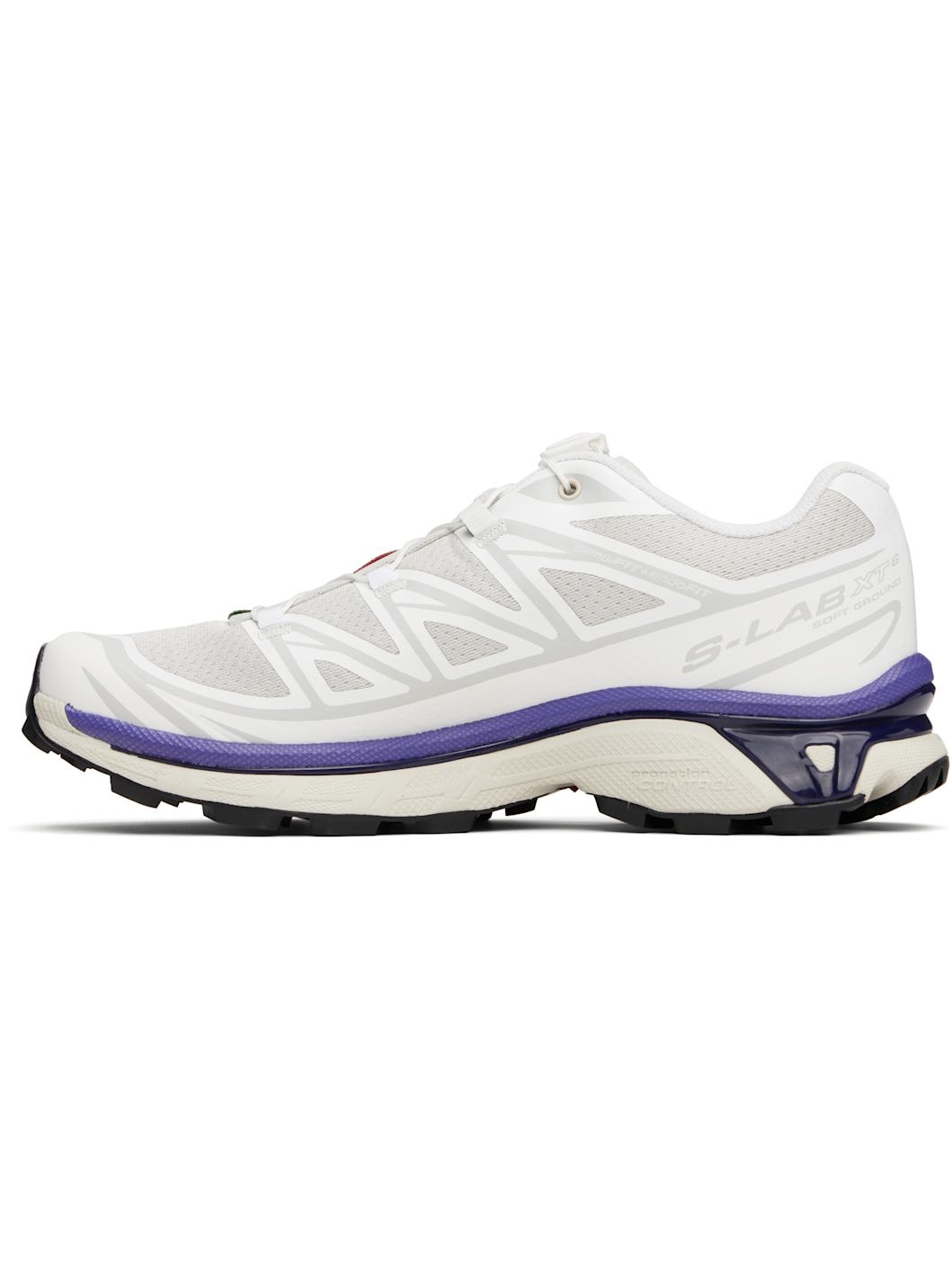 White & Gray XT-6 Sneakers - 3