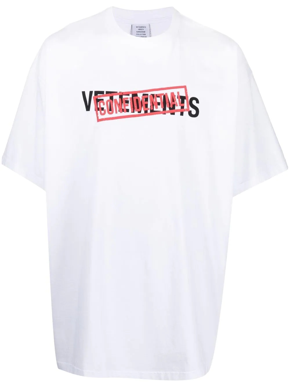 Confidential logo-print T-shirt - 1