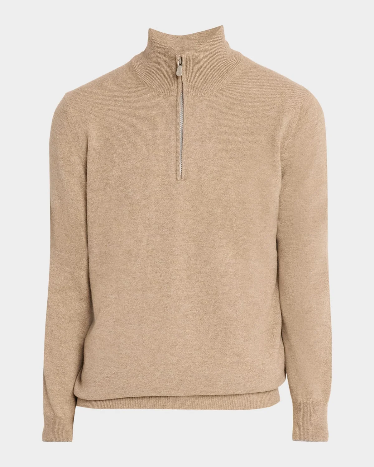 Men's Cashmere Quarter-Zip Sweater - 1