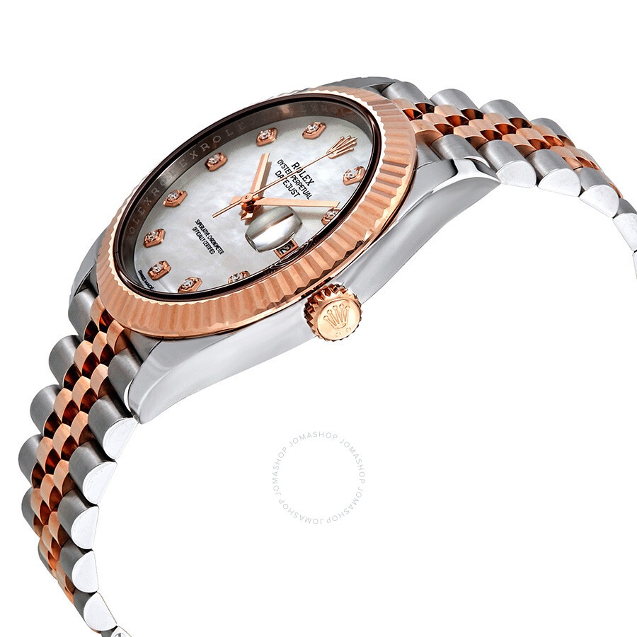 Rolex Datejust Automatic Diamond Men's Steel and 18ct Everose Gold Jubilee Watch 126331MDJ - 2