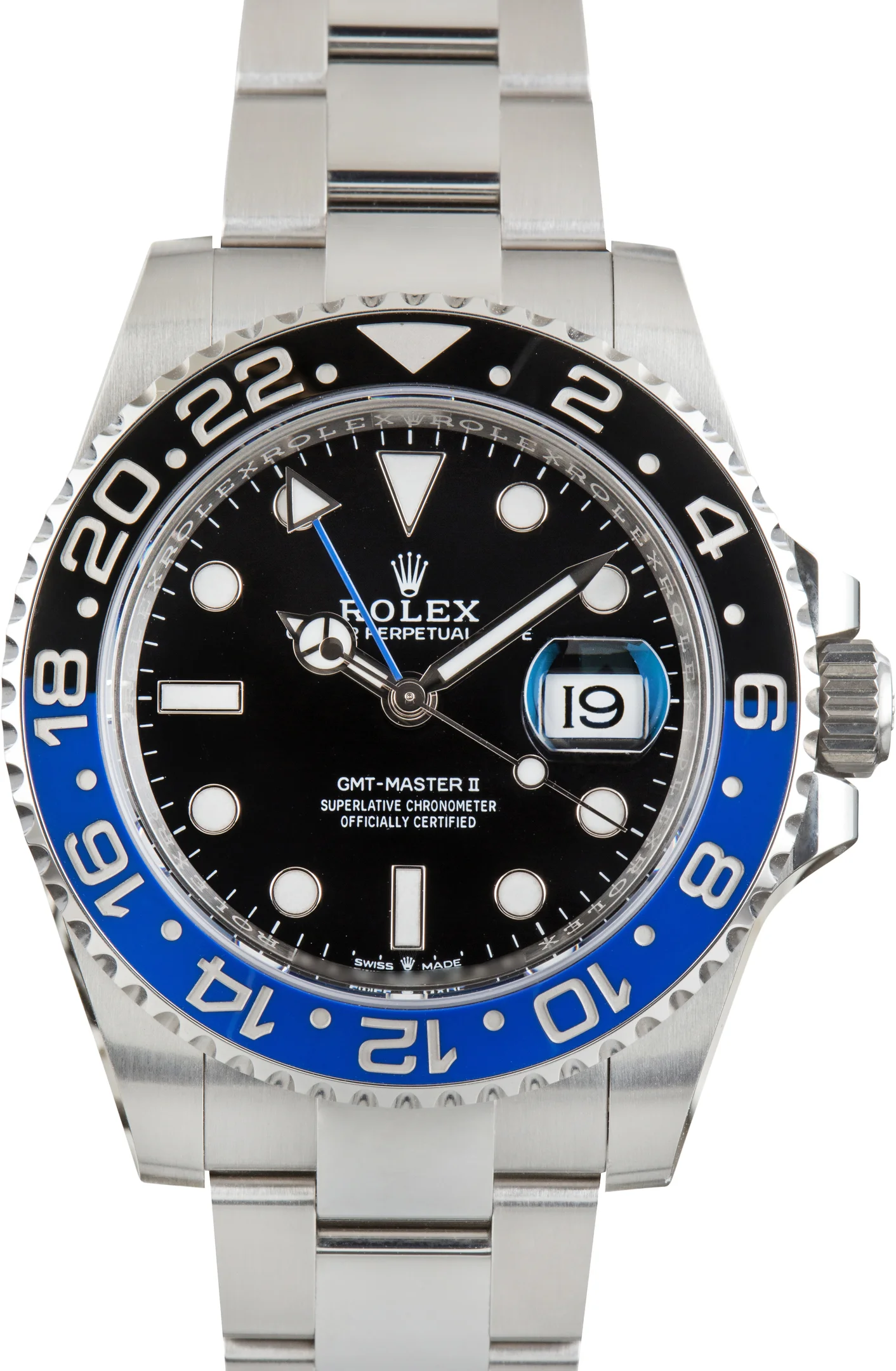 Used Rolex GMT-Master II Batman Ref 126710BLNR - 1