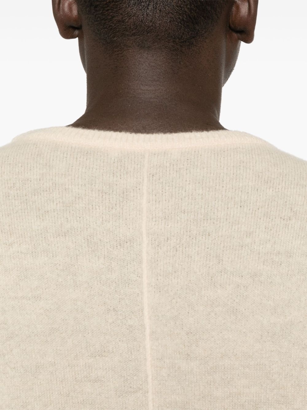 seam-detail knit jumper - 6