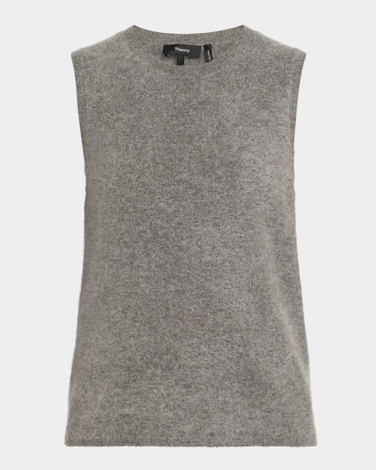 Brushed Cashmere Sweater Vest - 1
