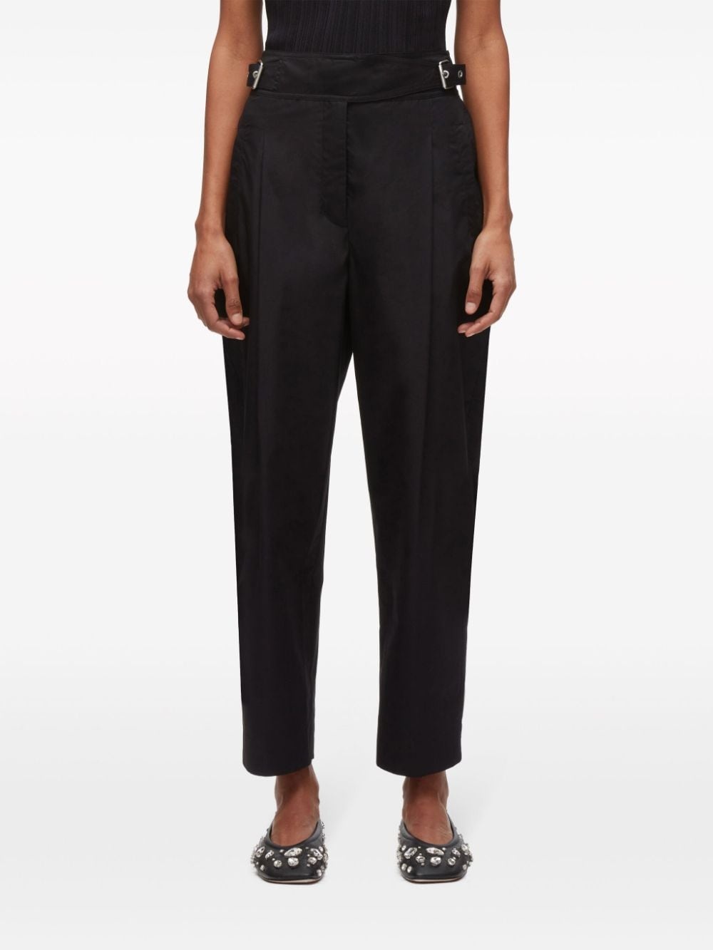 buckled tapered trousers - 3