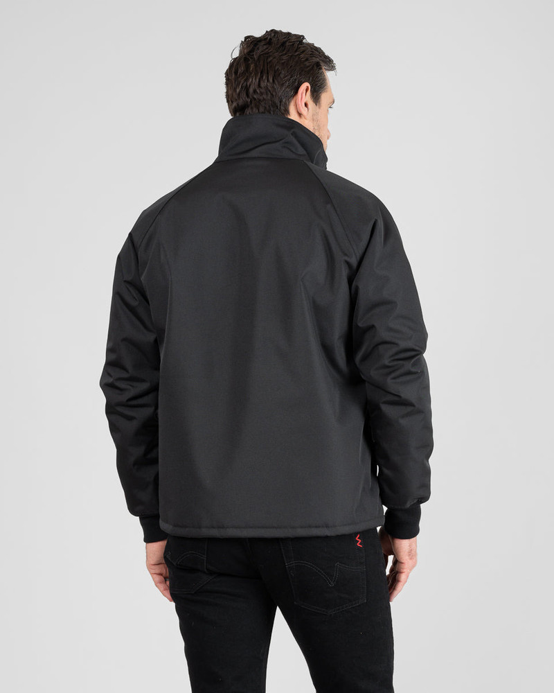 IHJ-152-BLK CORDURA® FLEECE LINED WINDBREAKER - BLACK 3