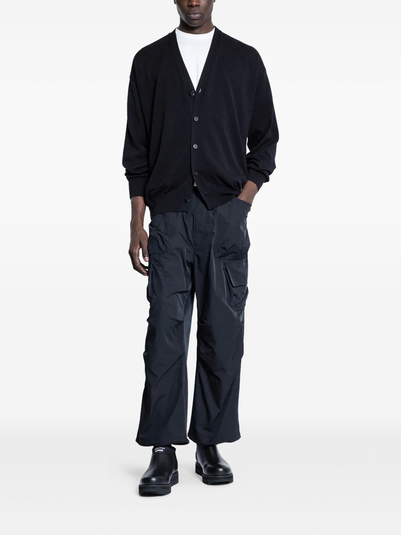 Comme des Garçons Homme logo-detail cardigan outlook