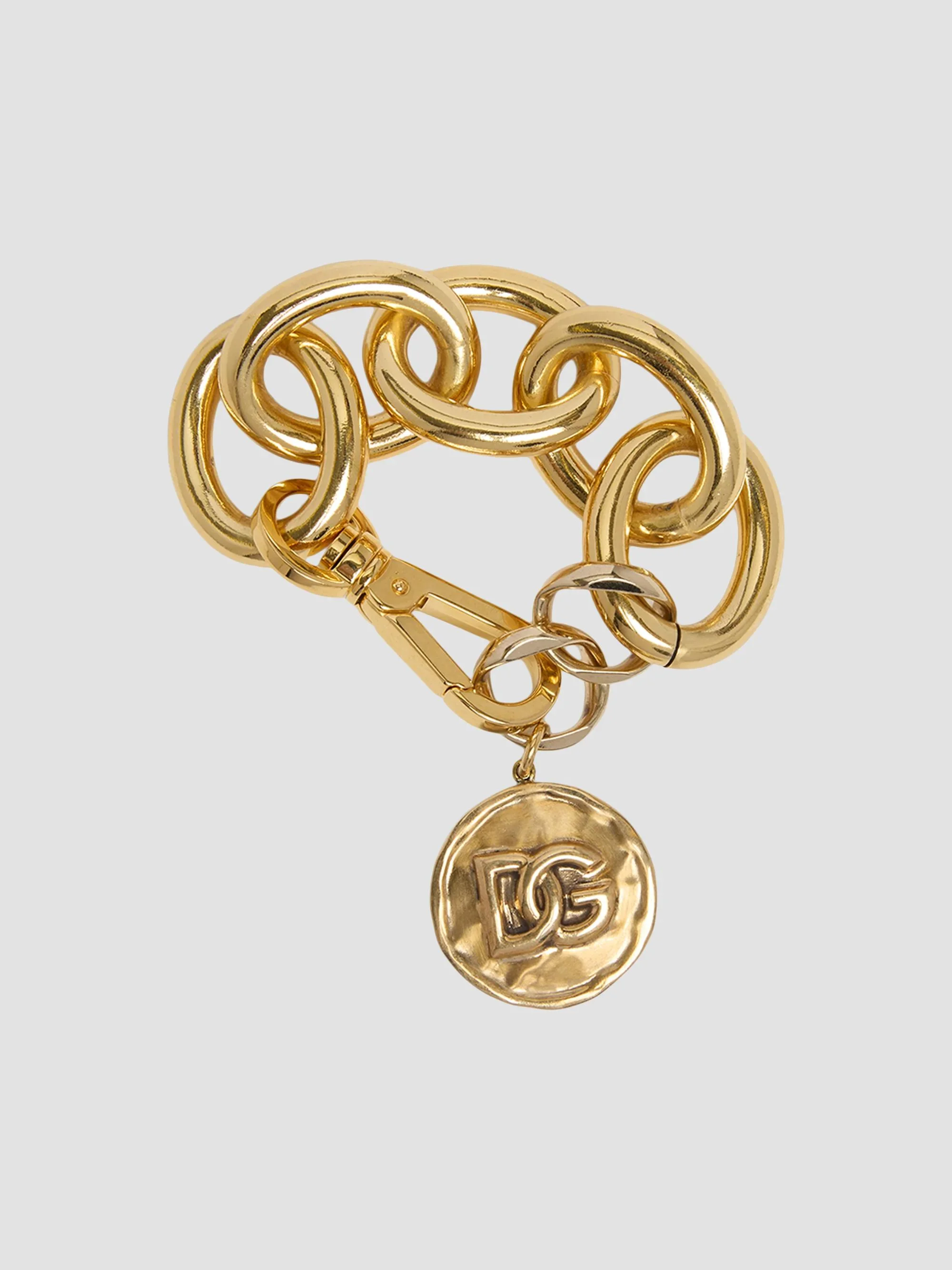 Women's Sartoriale Goldtone Monogram Charm Bracelet - Gold - 1