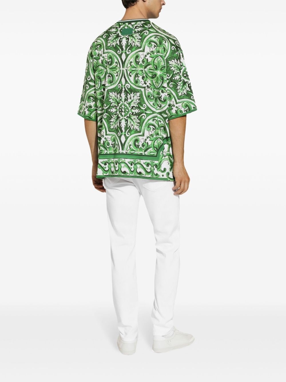 Majolica cotton t-shirt - 4