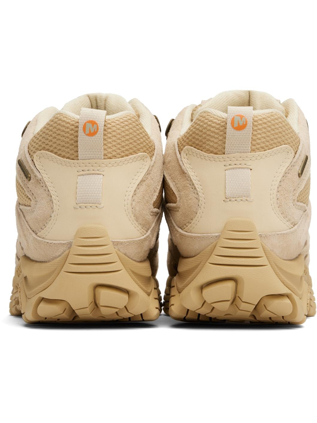 Beige Moab 3 Mid Waterproof Boots - 2