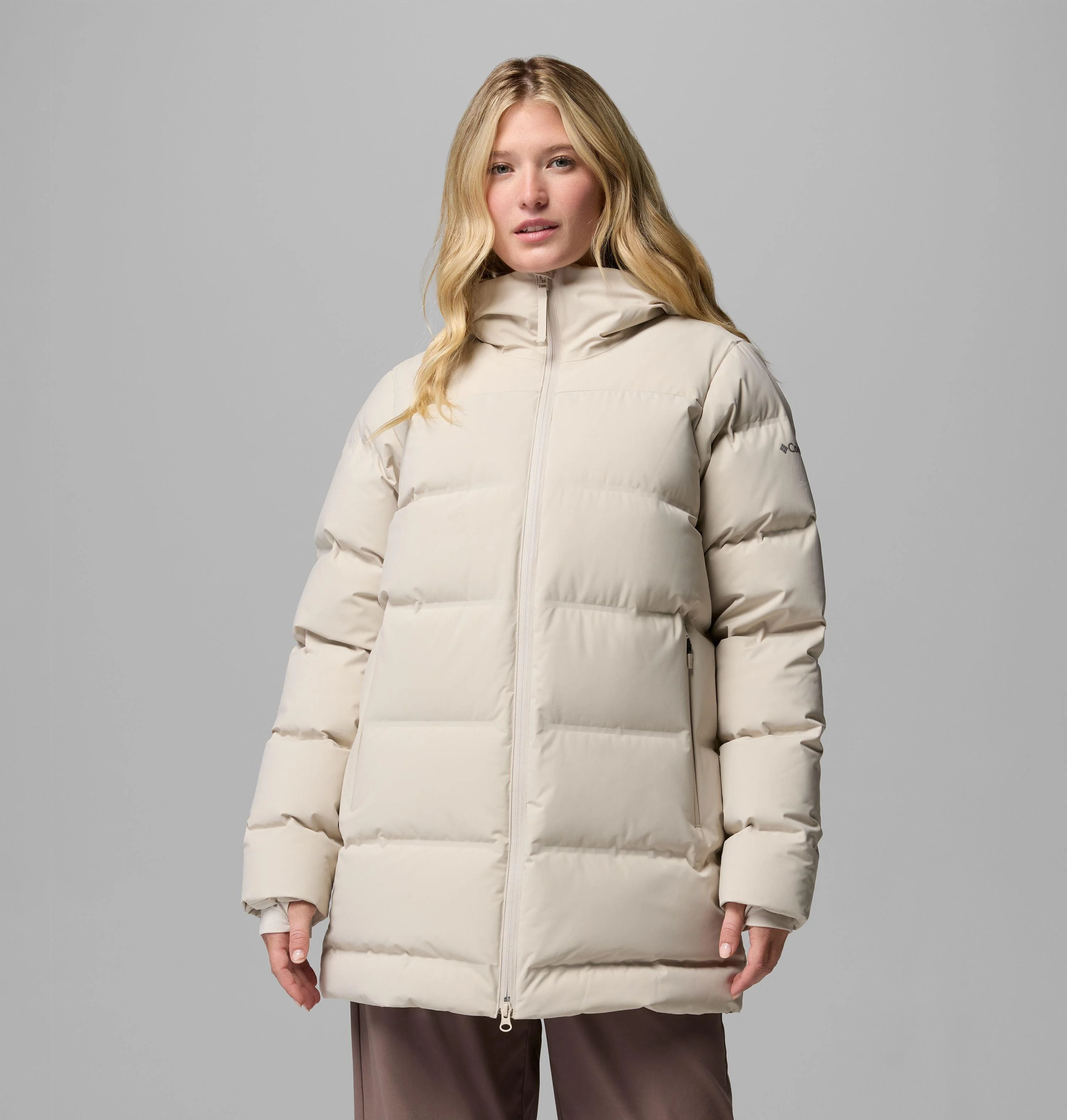 Women's Amaze Puff Heat Seal Mid Hooded Jacket - 1