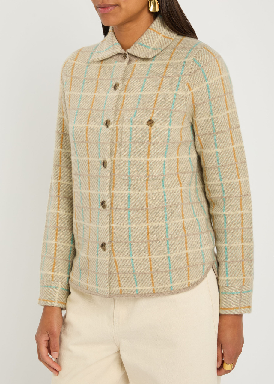 Guest In Residence Dylan Plaid Cashmere Shirt - 2