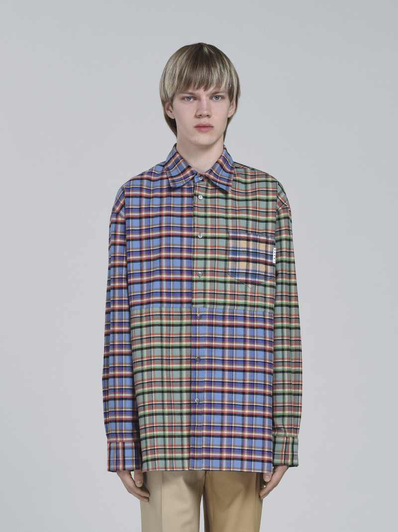 Marni CHECK COTTON FLANNEL SHIRT outlook