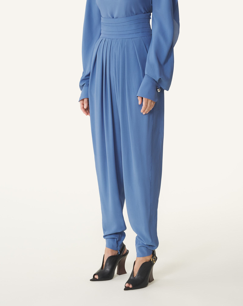 DRAPED PANTS IN CREPE DE CHINE 3