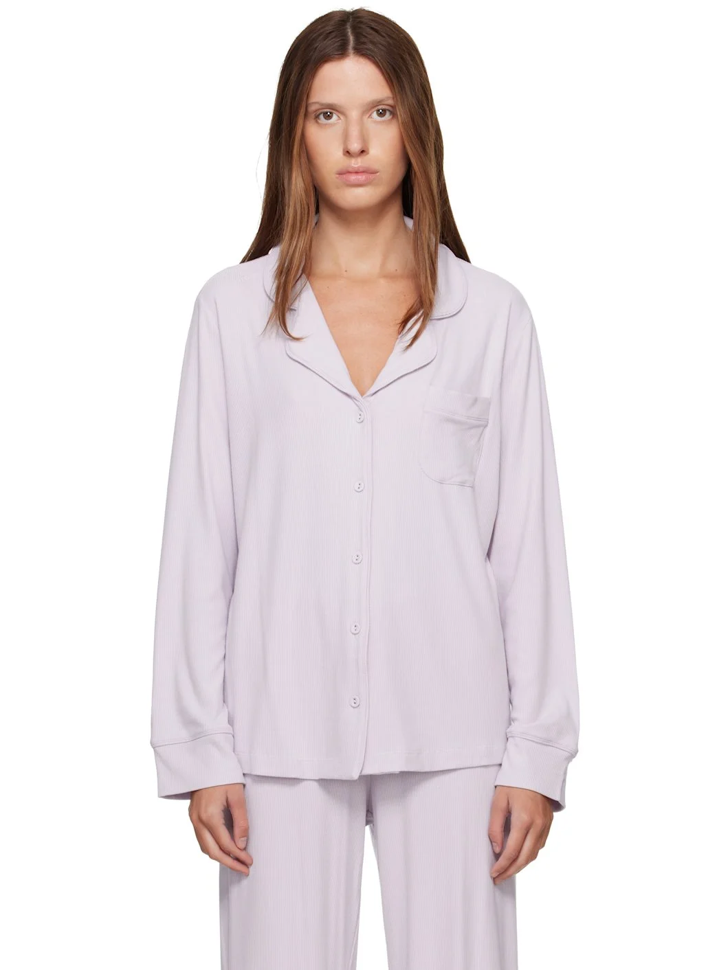 Purple Soft Lounge Sleep Pyjama Set - 1