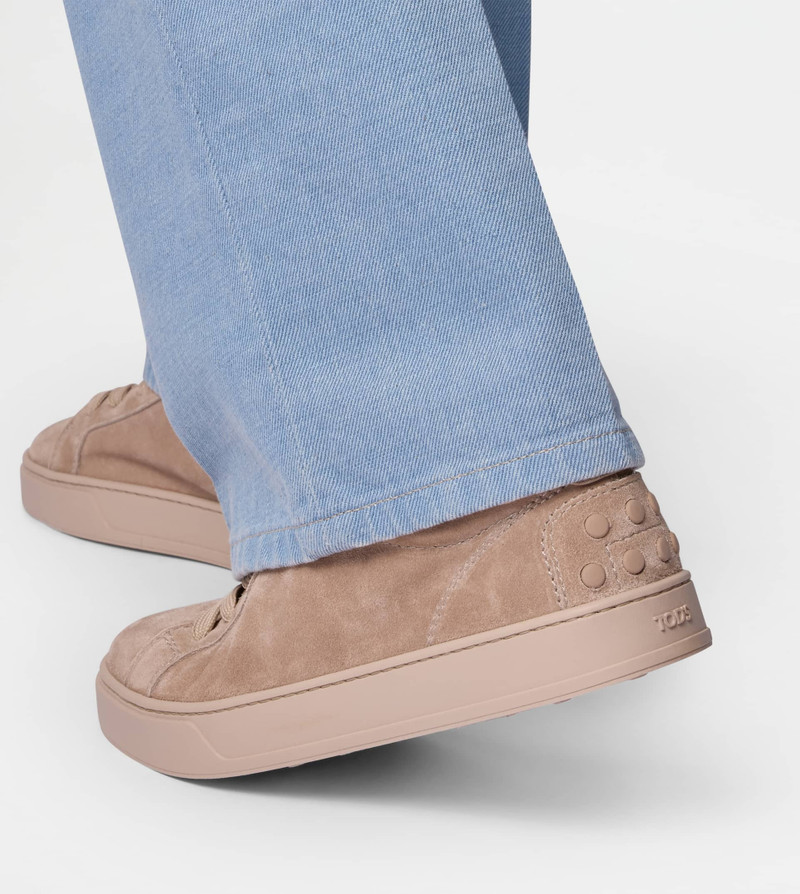 Tod's SNEAKERS IN SUEDE - PINK outlook