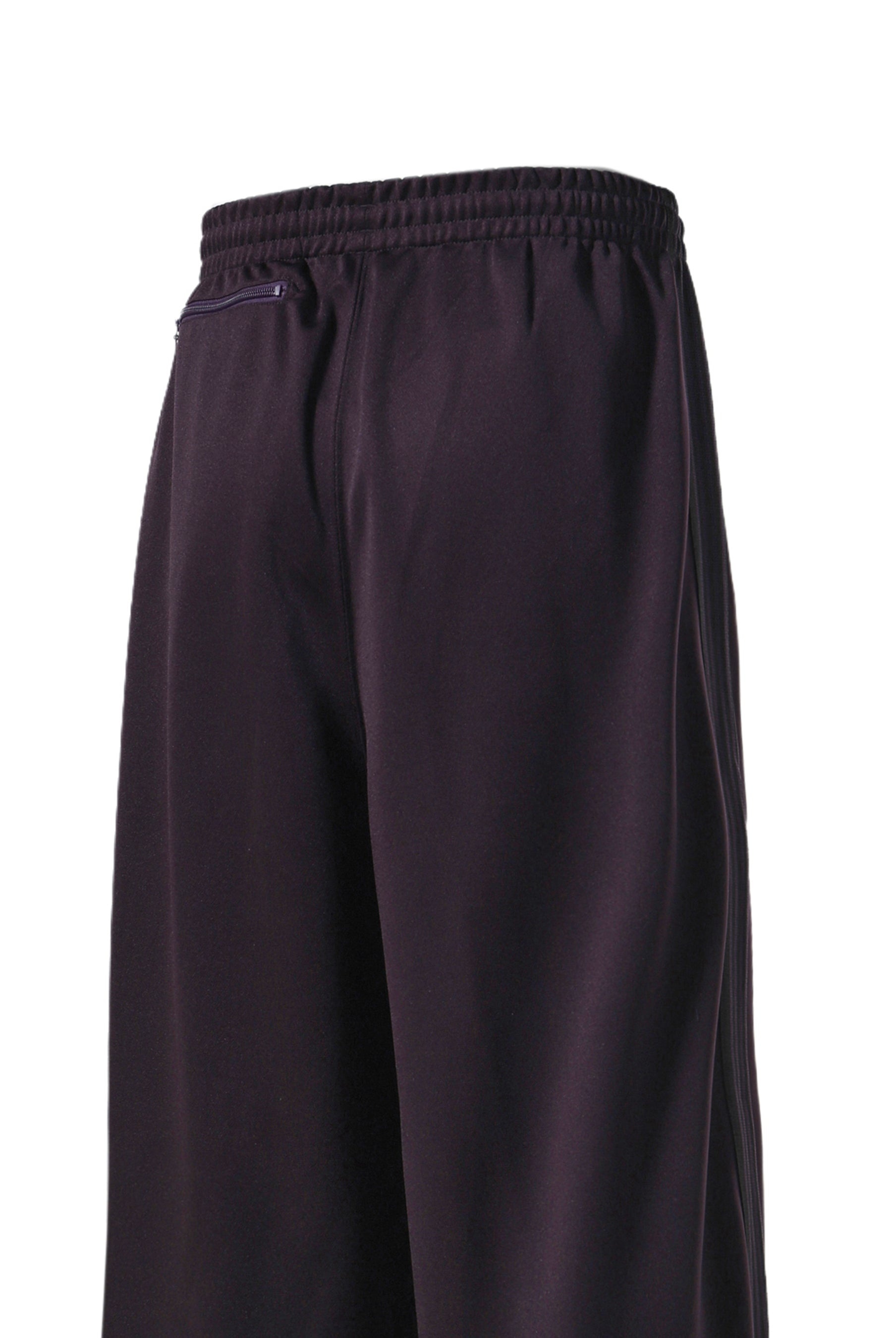 NEEDLES H.D. TRACK PANT - POLY SMOOTH / DK.PUR | REVERSIBLE