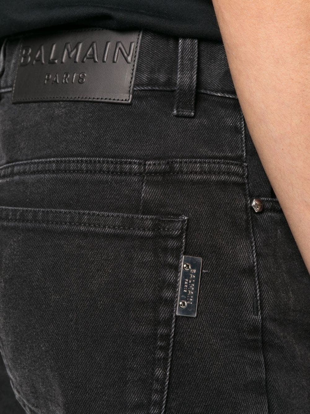 mid-rise straight-leg jeans - 5