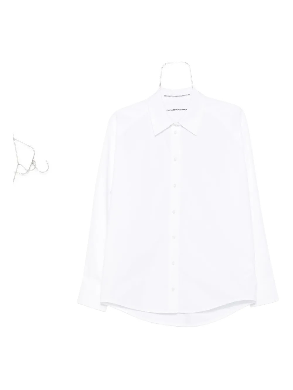 ALEXANDER WANG - Women Necklace Oversized Button Down Shirt - 5