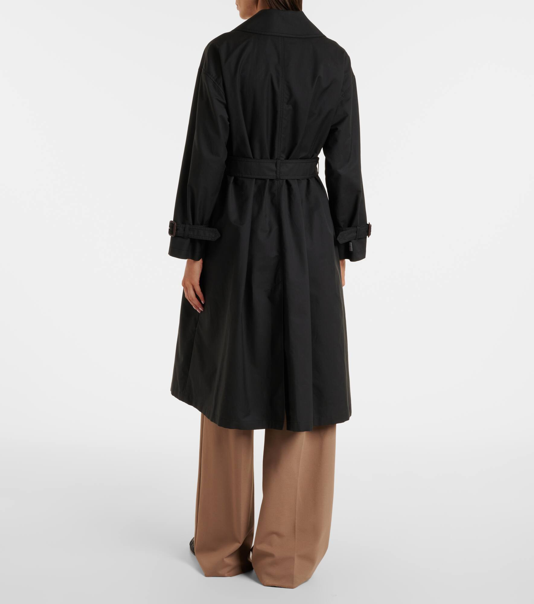 Fiorito cotton-blend twill trench coat - 3