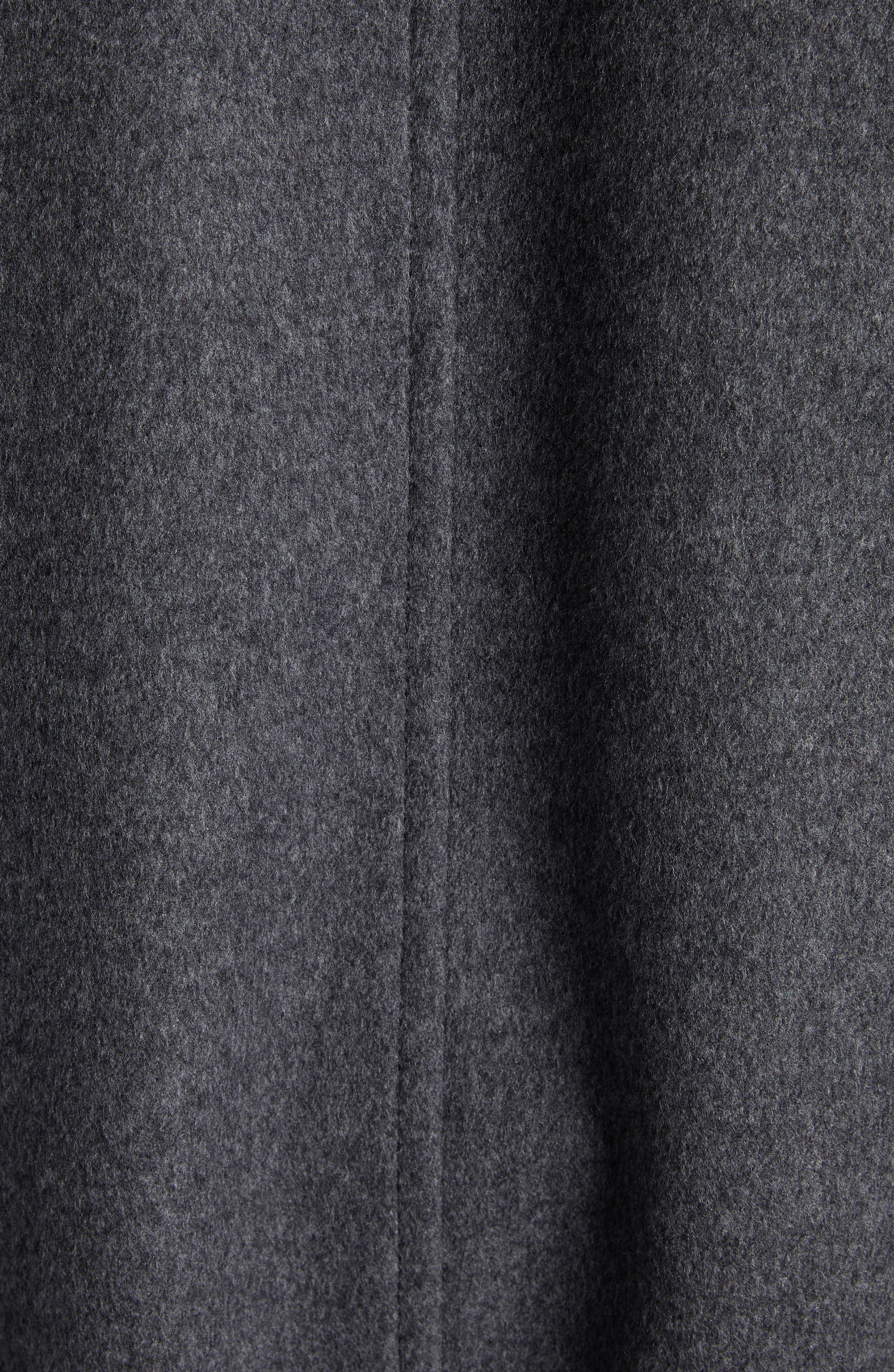 Bottega Veneta Double Face Wool Hooded Jacket in 1307 Charcoal Melange at Nordstrom - 6