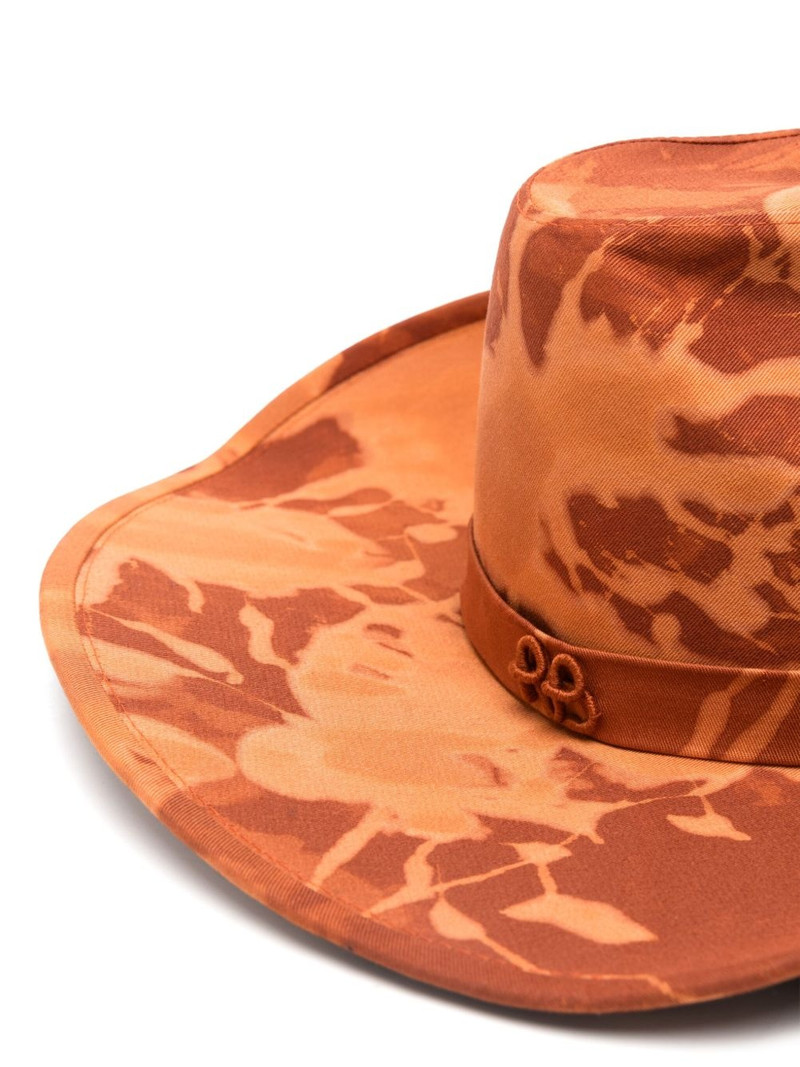 RUSLAN BAGINSKIY Acid Tie Dye cowboy hat outlook