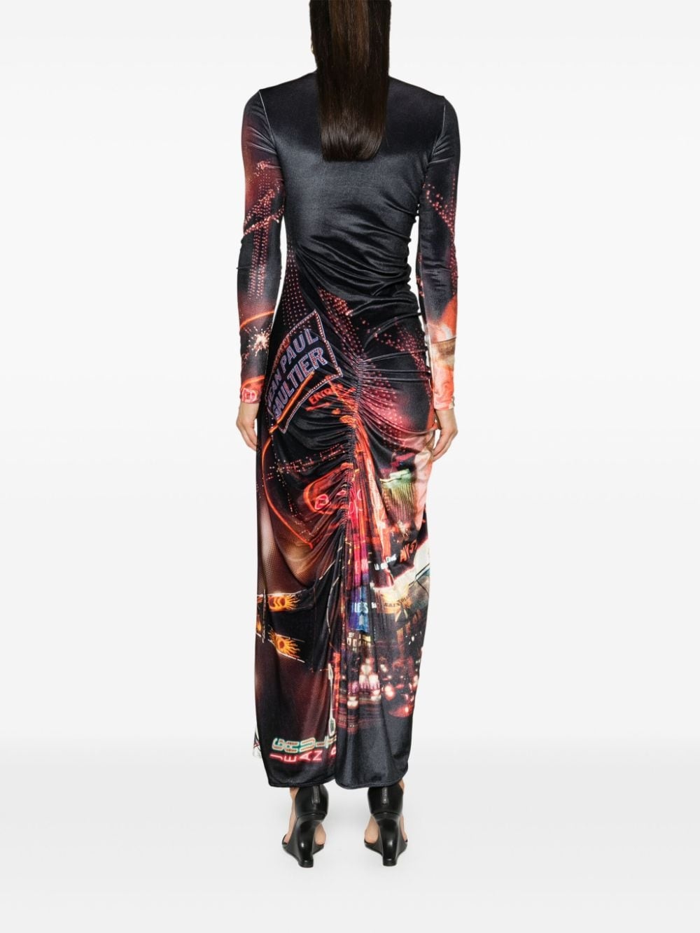 Pigalle velvet maxi dress - 4
