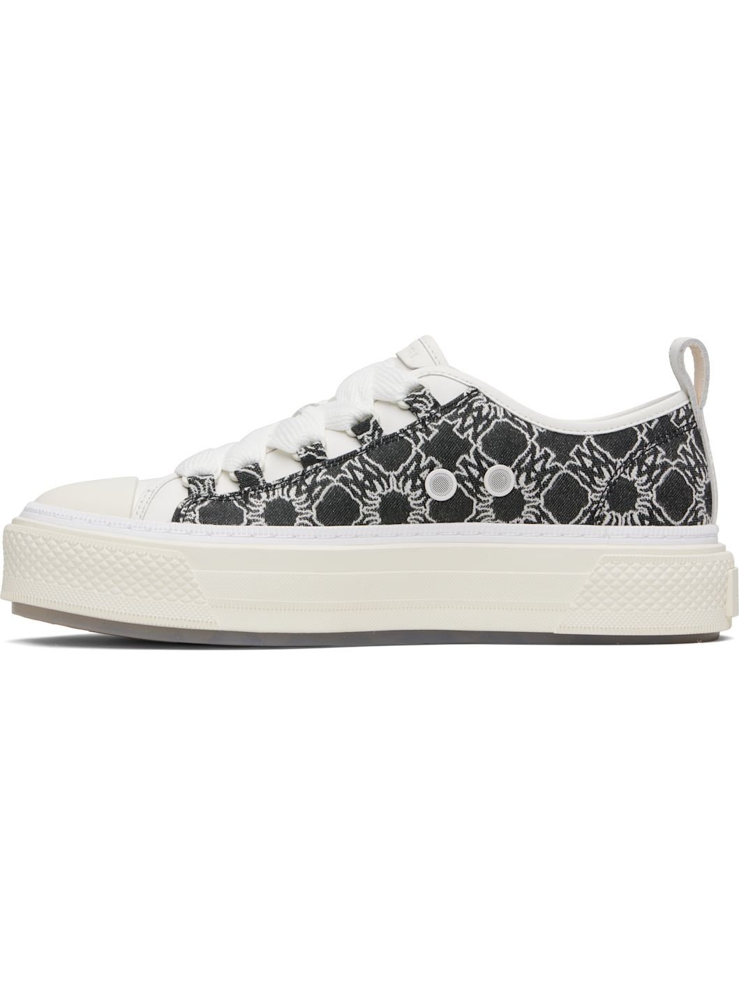 Black & White MA Quad Court Low Sneakers - 3