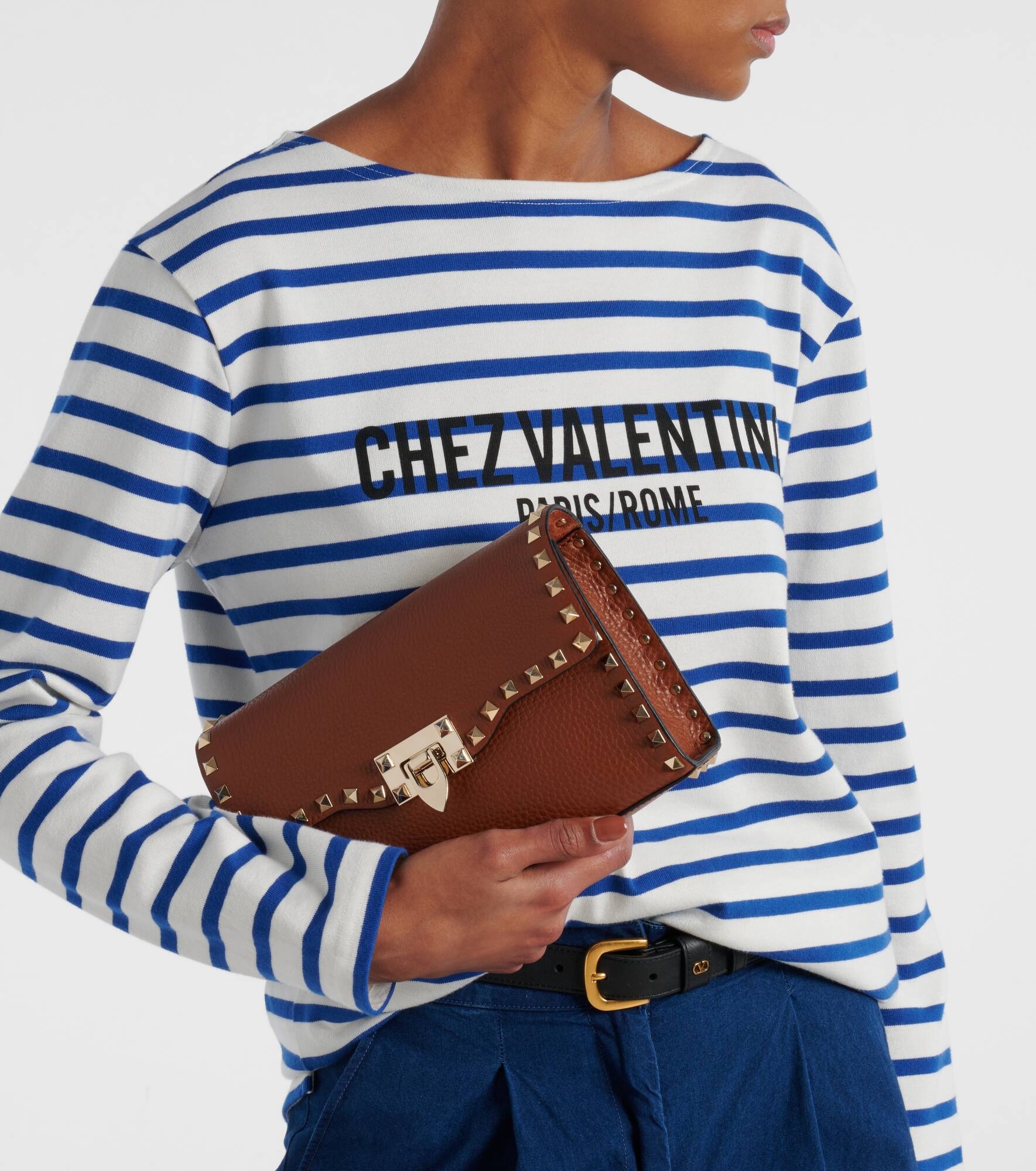 Rockstud Small leather crossbody bag - 2