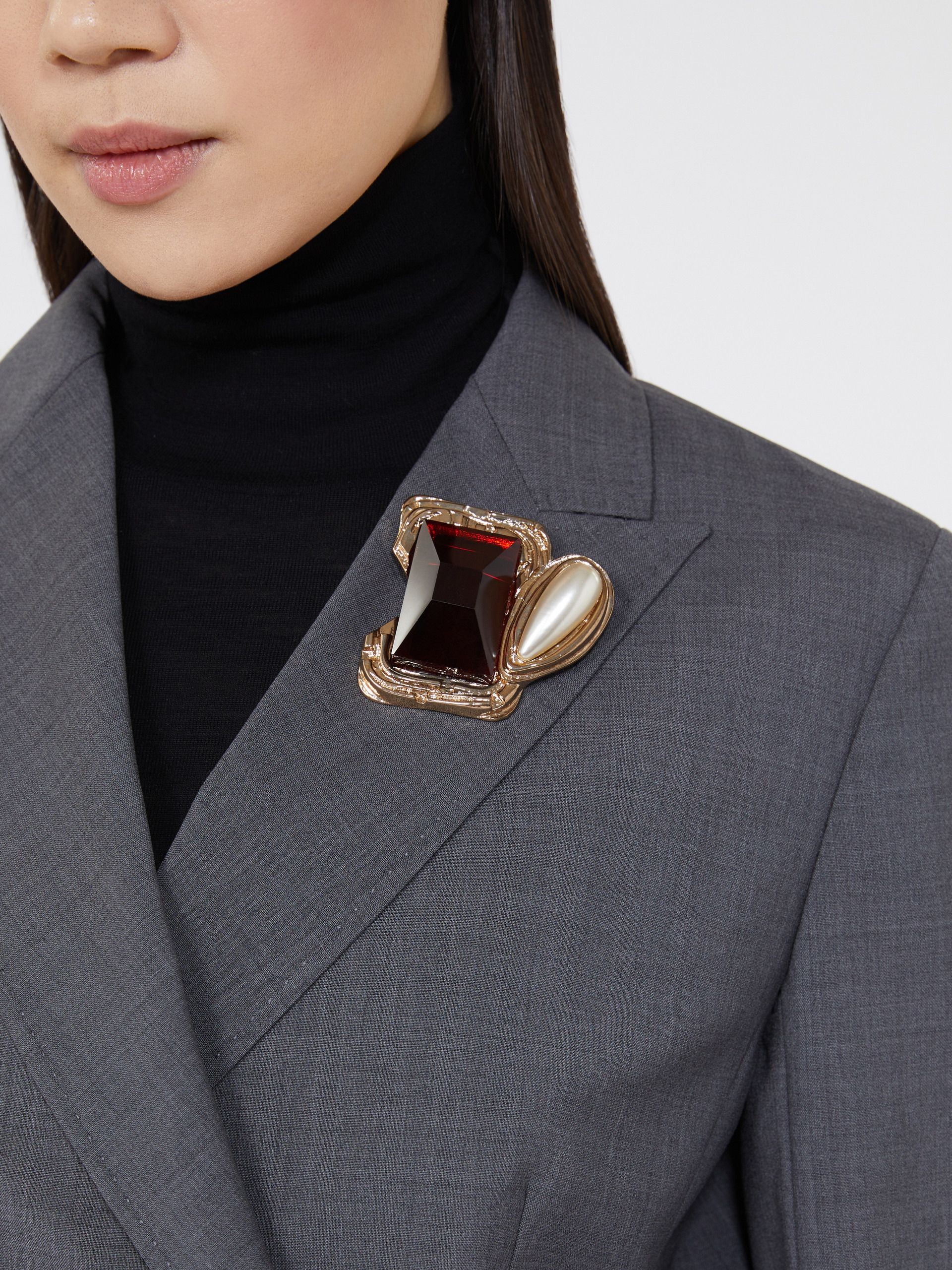 LARGE Resin brooch - 4