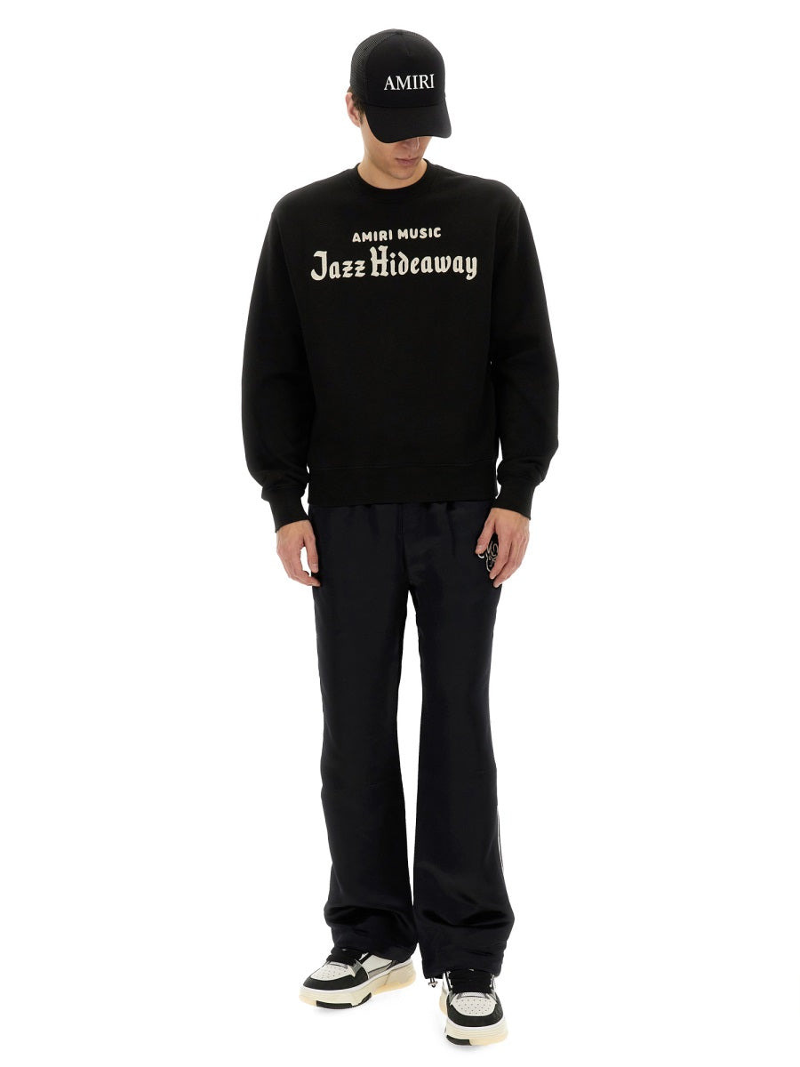 Amiri Men "Jazz Hideaway Crew" Sweatshirt - 2