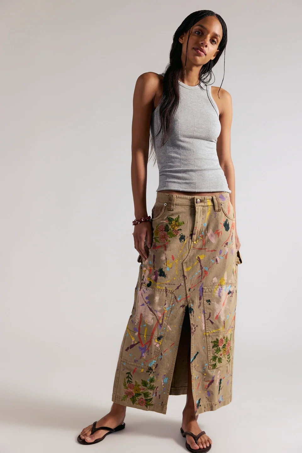 We The Free Sunday Painter Maxi Skirt - 1