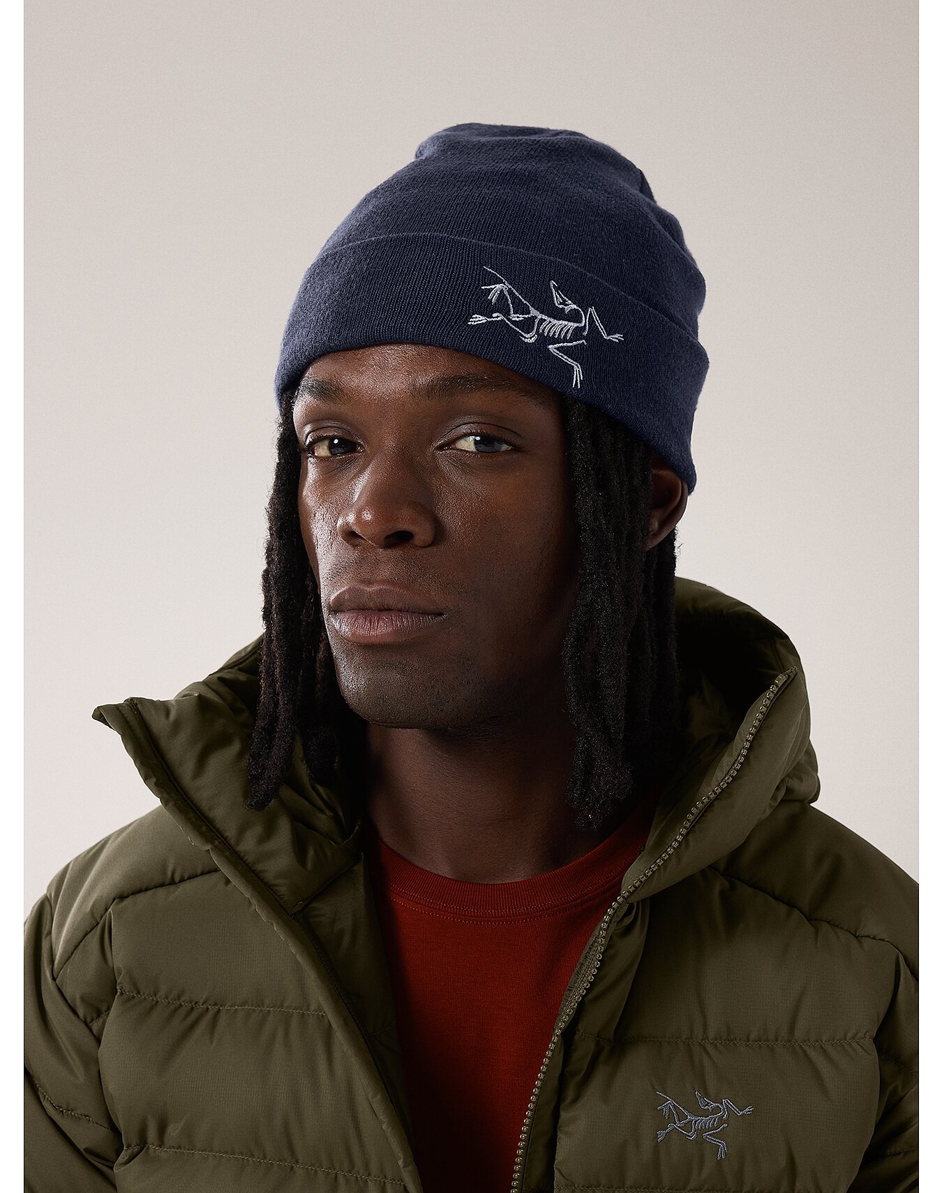 Embroidered Bird Toque - 2