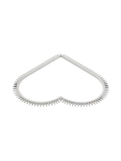 We11done Silver Spike Heart Arm Cuff outlook