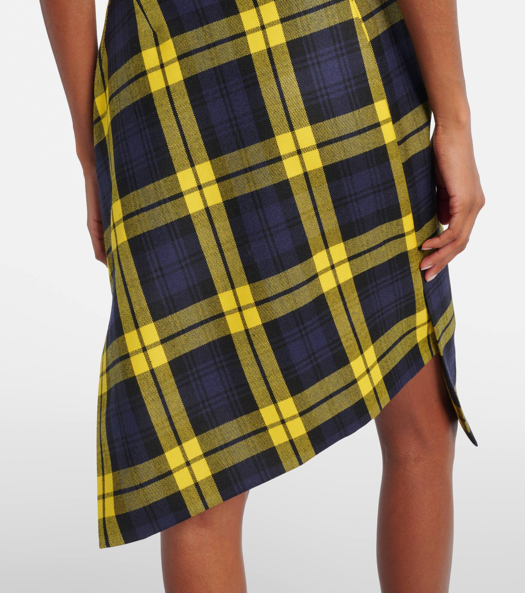Infinity virgin wool miniskirt - 5