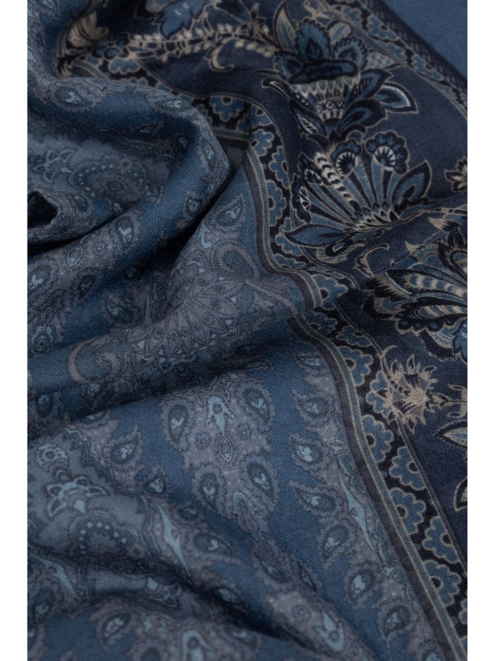 paisley-print scarf - 3